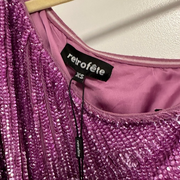 NWT retrofete Ella dress in lavender - Picture 3 of 7